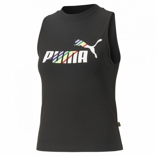 Футболка с коротким рукавом женская Puma Ess+ Love Is Love Sl Чёрный image 1