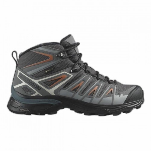 Hiking Boots Salomon X Ultra Pioneer Mid Gore-Tex Lady Grey image 1