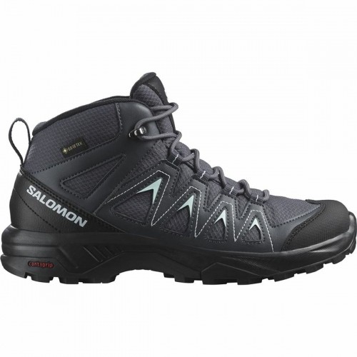 Hiking Boots Salomon X Braze Mid Gore-Tex Lady Black image 1