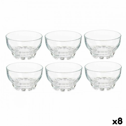 Set of bowls Karaman Transparent Glass 275 ml (8 Units) image 1