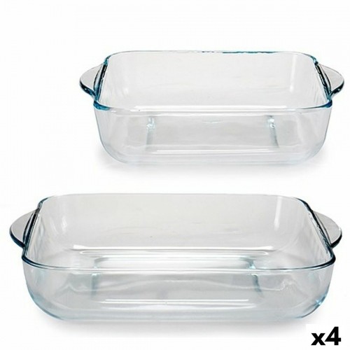 Set of Kitchen Dishes Borcam Squared (4 Units) image 1