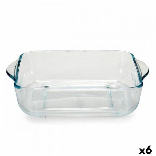 Baking tray Borcam With handles 1,9 L 22 x 6 x 25,5 cm (6 Units) image 1
