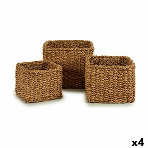 Set of Baskets Brown (4 Units) image 1
