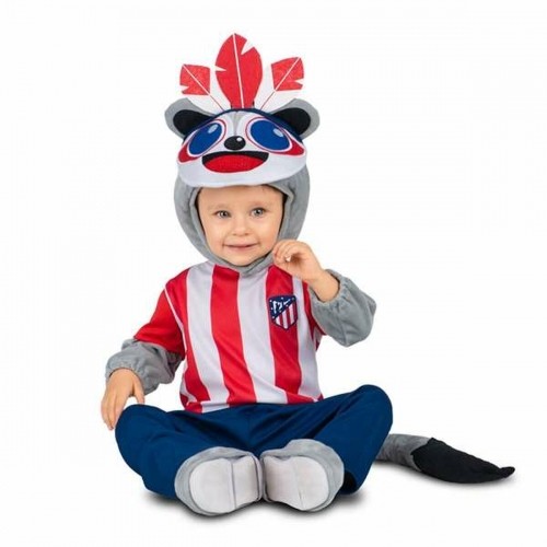 Costume for Babies Atlético Madrid Red American Indian 5 Pieces image 1