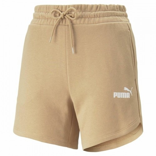 Sports Shorts for Women Puma Essentials 5" High Waist Beige image 1