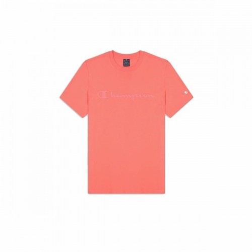 Men’s Short Sleeve T-Shirt Champion Crewneck Pink image 1