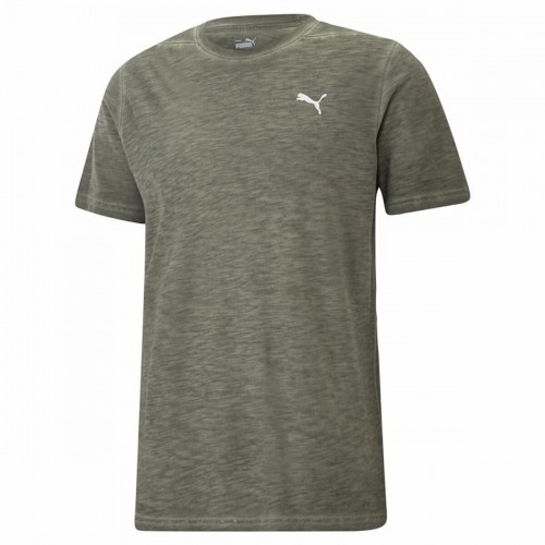 Men’s Short Sleeve T-Shirt Puma Studio Foundation Green Olive image 1