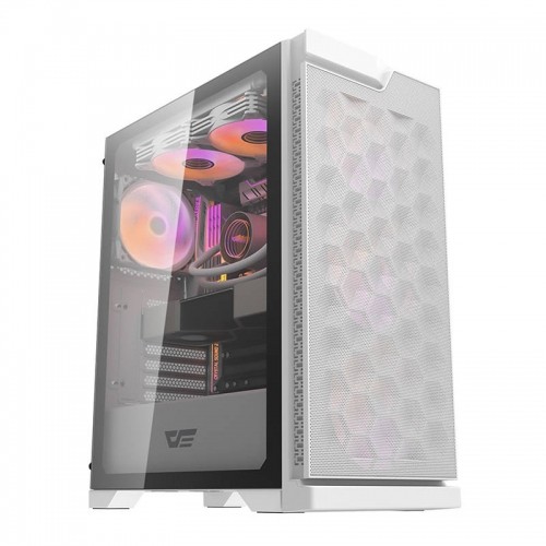 Darkflash DK361 computer case + 4 fans (white) image 1