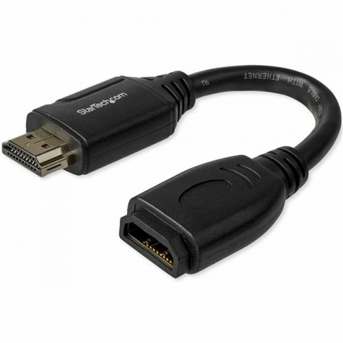 HDMI Cable Startech HD2MF6INL 15 cm Black image 1
