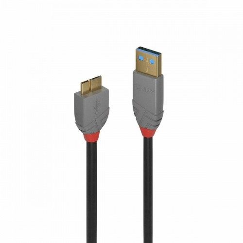 USB Cable LINDY 36768 Black 3 m image 1