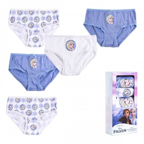 Pack of Girls Knickers Frozen 5 Units Multicolour image 1