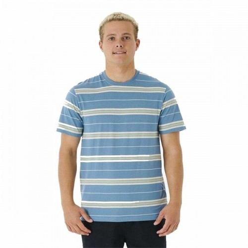 t-krekls Rip Curl Surf Revival Stripe Aquamarine Vīriešu image 1