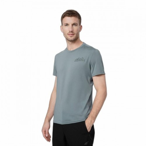 Men’s Short Sleeve T-Shirt 4F Fnk M209 Grey image 1