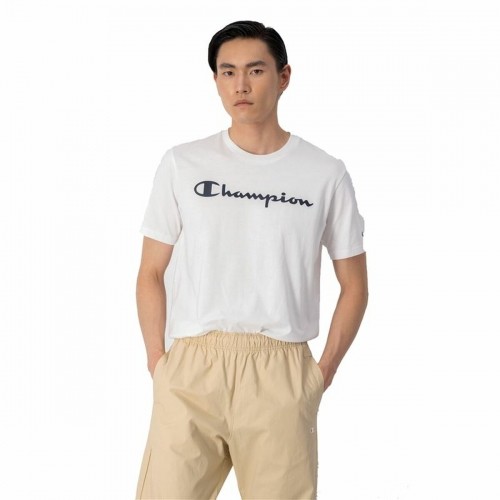 Men’s Short Sleeve T-Shirt Champion Crewneck White image 1