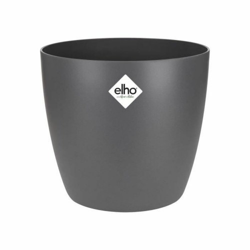 Plant pot Elho 5642322542500 Anthracite polypropylene Plastic Circular image 1