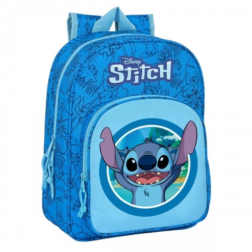 School Bag Stitch Blue 26 x 34 x 11 cm image 1