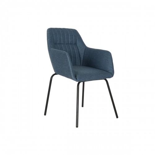 Chair DKD Home Decor Blue Black 59,5 x 60,5 x 78 cm image 1
