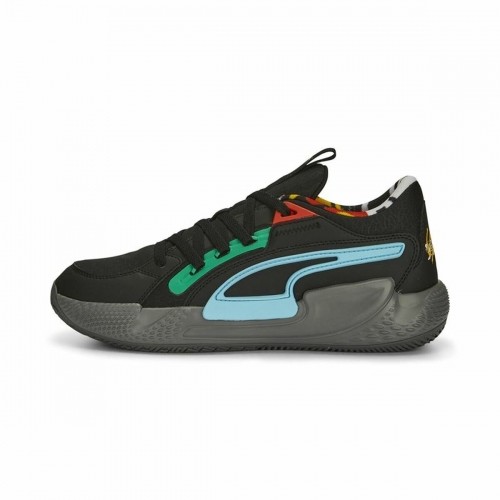 Basketball Shoes for Adults Puma Court Rider Chaos Black image 1