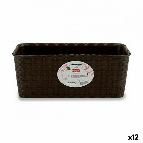 Planter Stefanplast Plastic 13 x 11 x 28,5 cm (12 Units) image 1