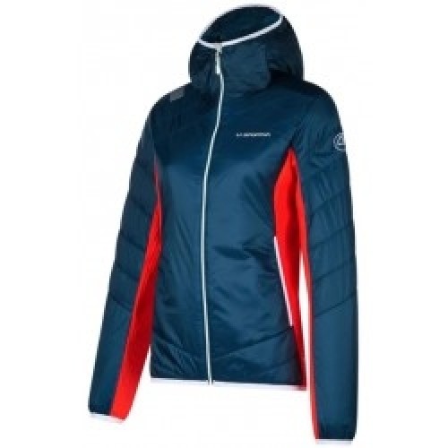 La Sportiva Alpine Tech Jaka AEQUILIBRIUM Insulation Hoody W L Storm Blue/Cherry Tomato image 1