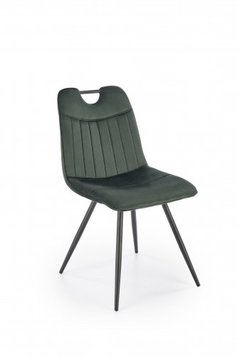 Halmar K521 chair, dark green image 1