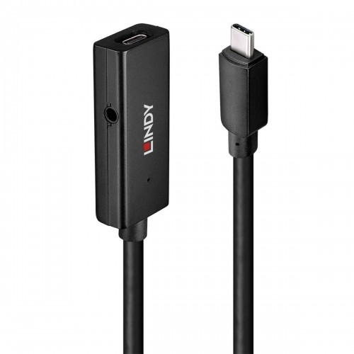 USB-C-кабель LINDY 43356 Чёрный 5 m image 1