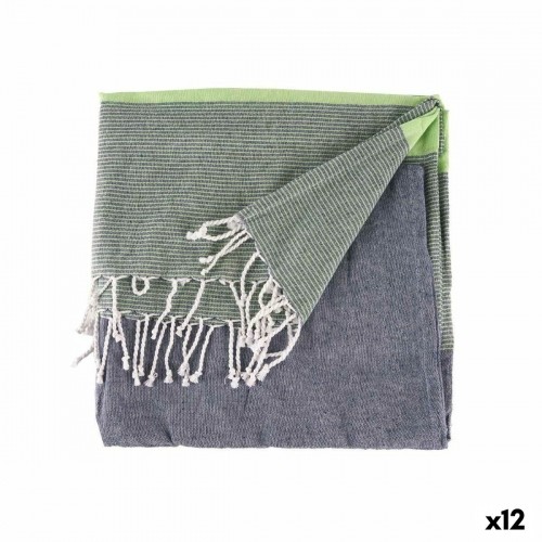 Multipurpose throw 160 x 200 cm Green (12 Units) image 1