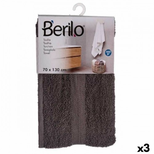 Berilo Банное полотенце Серый 70 x 130 cm (3 штук) image 1