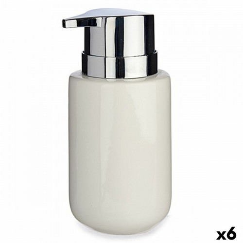 Berilo Дозатор мыла Белый Серебристый Металл Керамика 300 ml (6 штук) image 1