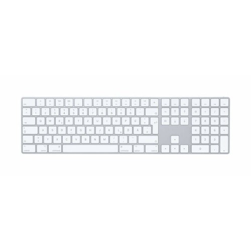 Klaviatūra Apple MQ052Y/A Spāņu Qwerty Sudrabains image 1