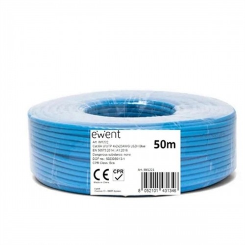 Жесткий сетевой кабель UTP кат. 6 Ewent IM1222 Синий 50 m image 1