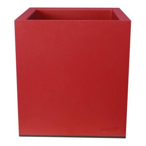 Plant pot Riviera Red Plastic Squared 40 x 40 cm image 1