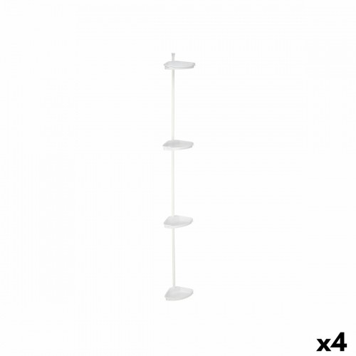 Bathroom Shelves Extendable Metal Plastic (4 Units) image 1