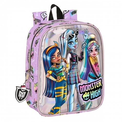 Школьный рюкзак Monster High Best boos Лиловый 22 x 27 x 10 cm image 1