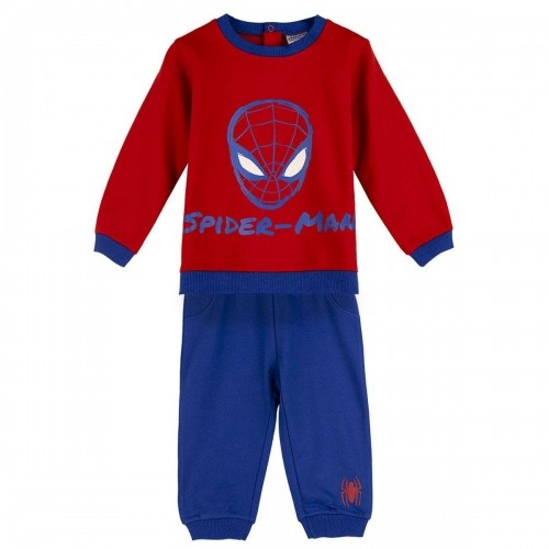 Bērnu Sporta Tērps Spiderman Sarkans Zils image 1