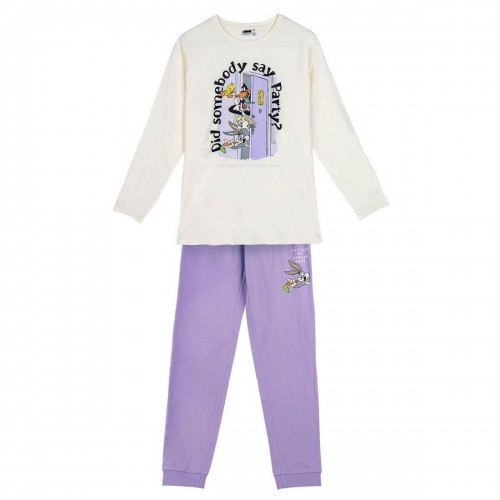 Pyjama Warner Bros Lilac Beige image 1
