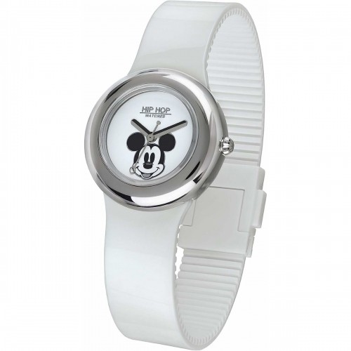 Часы унисекс Hip Hop MICKEY METAL WHITE (Ø 32 mm) image 1