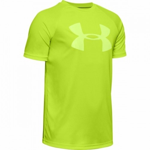 Футболка с коротким рукавом детская Under Armour Tech Big Logo Жёлтый image 1