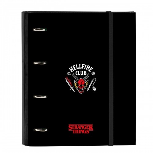 Ring binder Stranger Things Black 27 x 32 x 3.5 cm image 1