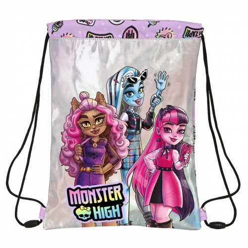 Backpack with Strings Monster High Best boos Lilac image 1