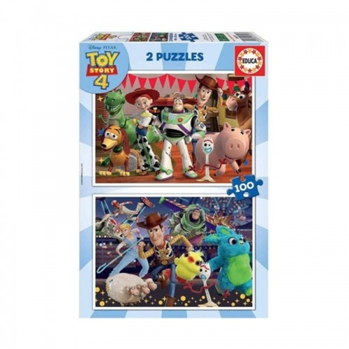 2 Pužļu Komplekts   Toy Story Ready to play         100 Daudzums 40 x 28 cm image 1