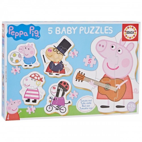 5 Pužļu Komplekts   Peppa Pig Baby image 1