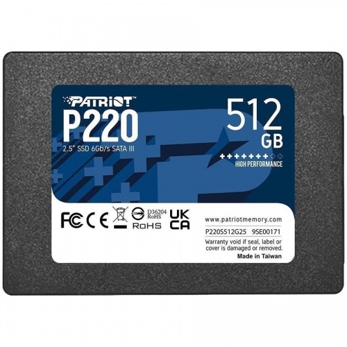 Patriot SSD P220 512GB SATA3 2,5'' , EAN: 4711378422351 image 1