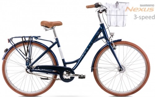 Velosipēds Romet Pop Art Classic 28" Alu 2022 blue mat-18" / M image 1