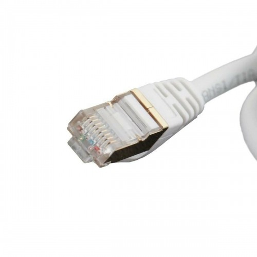 FTP Category 7 Rigid Network Cable iggual IGG318621 White 10 m image 1