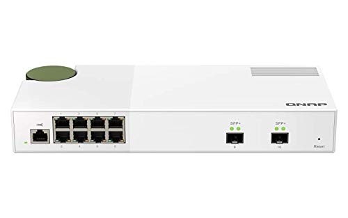 QNAP Systems QSW-M2108-2S Web Managed Switch [2x 10 Gigabit Ethernet SFP+, 8x 2,5 Gigabit Ethernet, Layer 2] image 1