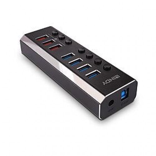 I/O HUB USB3 4PORT+3CHARGE/43371 LINDY image 1