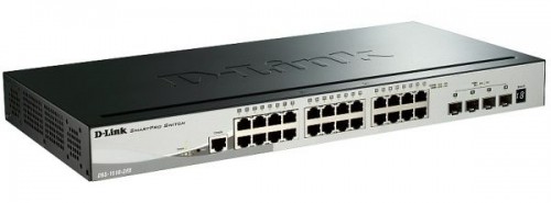 D-Link DGS-1510-28X Smart Managed Switch [24x Gigabit Ethernet, 4x 10 Gbit/s SFP+] image 1