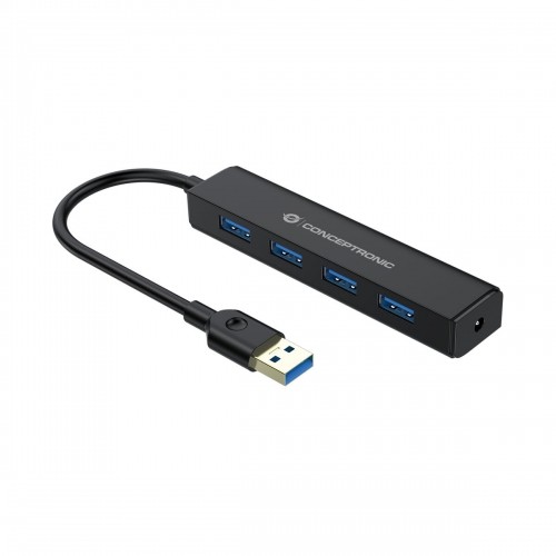 USB-разветвитель Conceptronic C4PUSB3 Чёрный image 1
