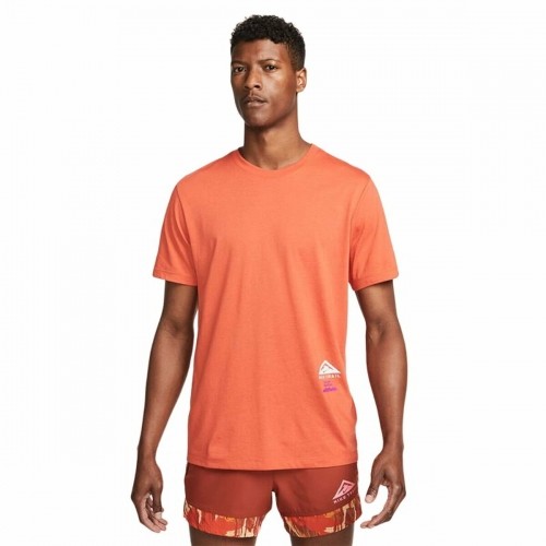 Men’s Short Sleeve T-Shirt Nike Dri-FIT Orange image 1